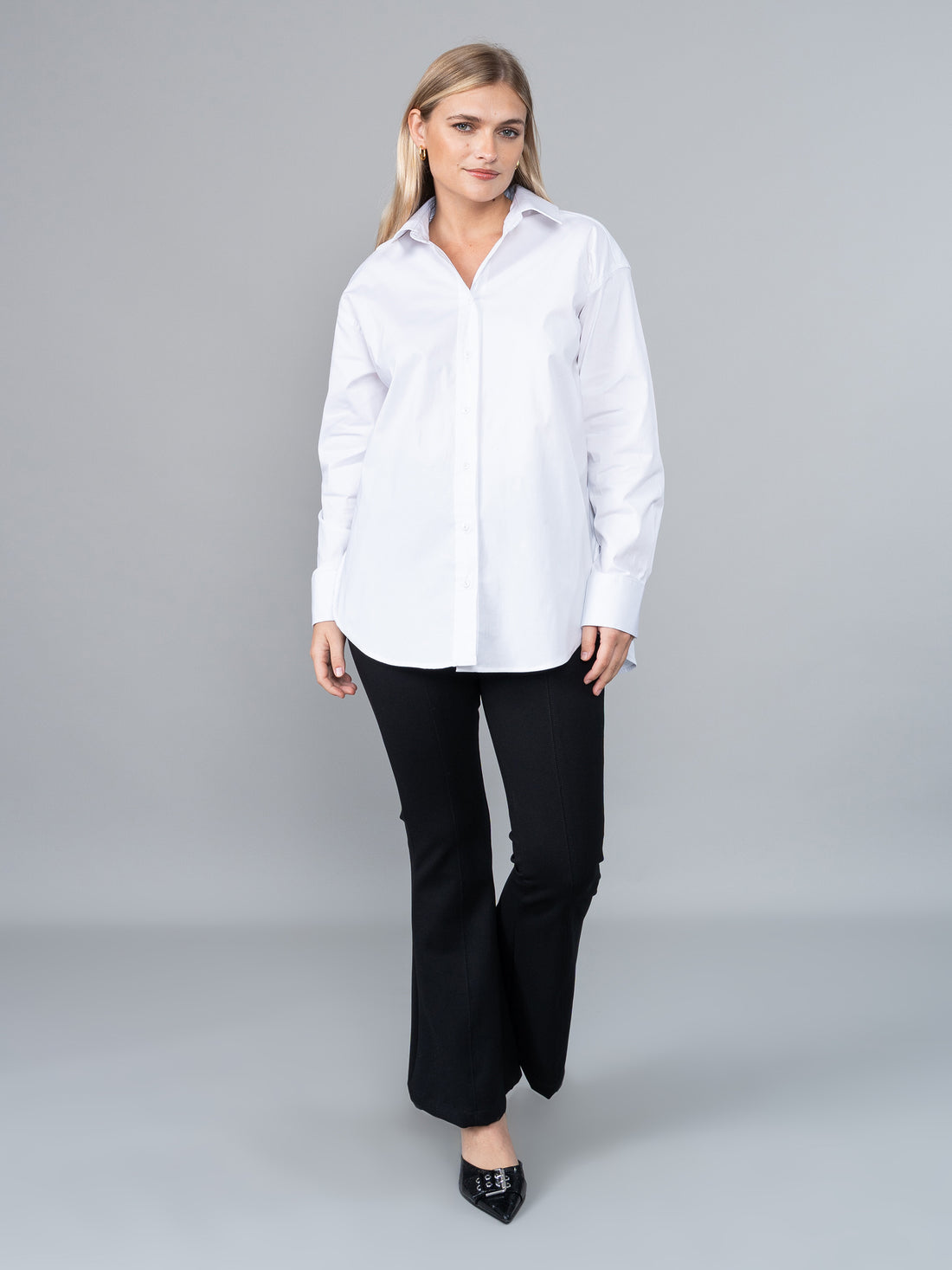 Camisa Valeria Blanco en Popelina