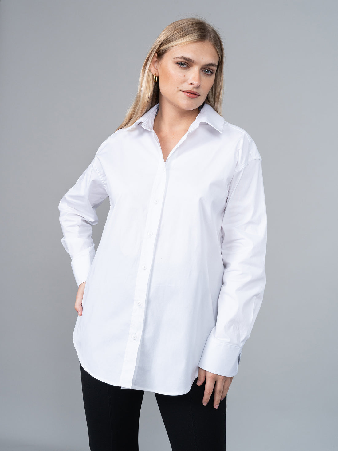 Camisa Valeria Blanco en Popelina