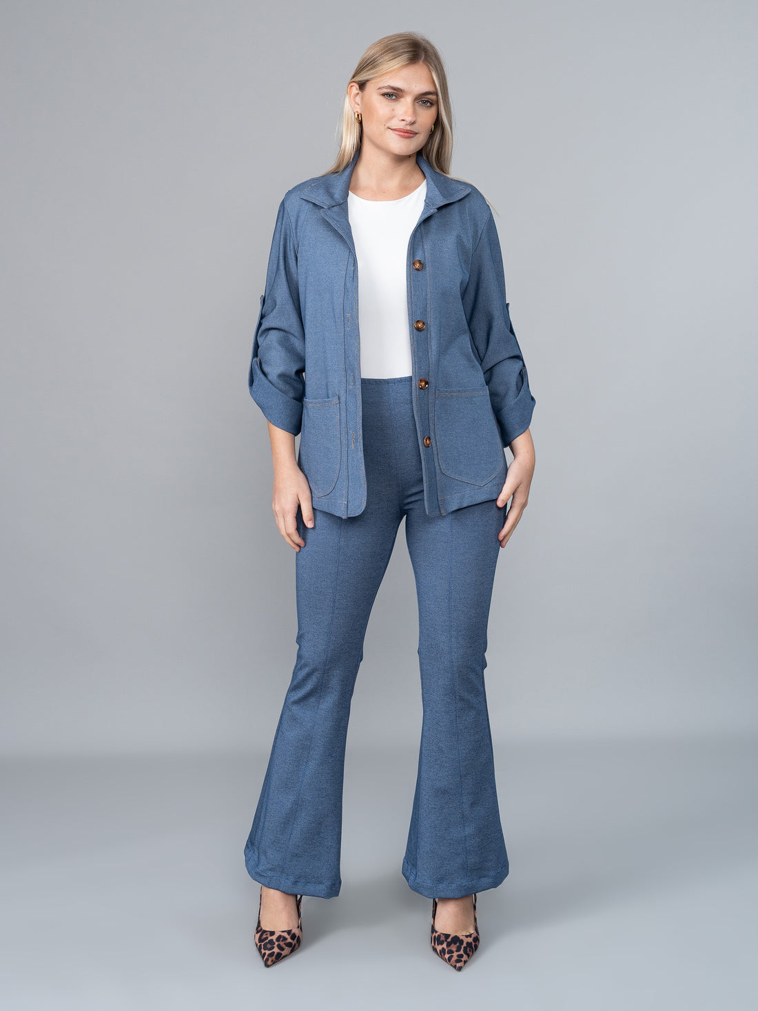Pantalón Tamara en Chambray