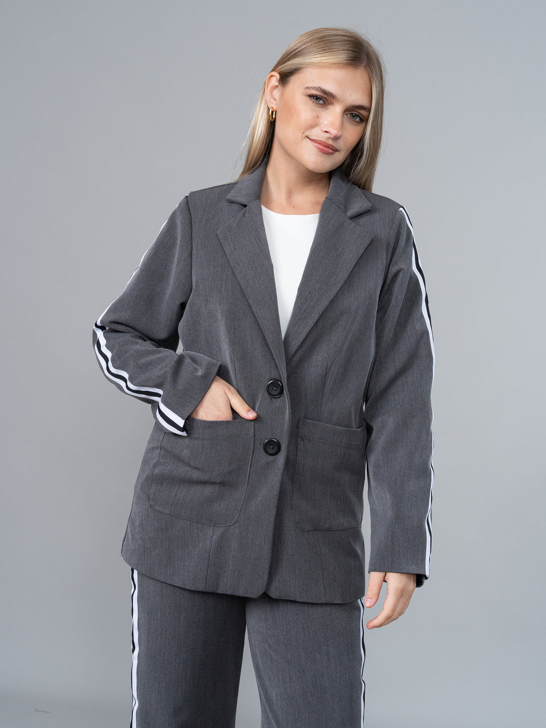 Blazer Sofia Gris Sport