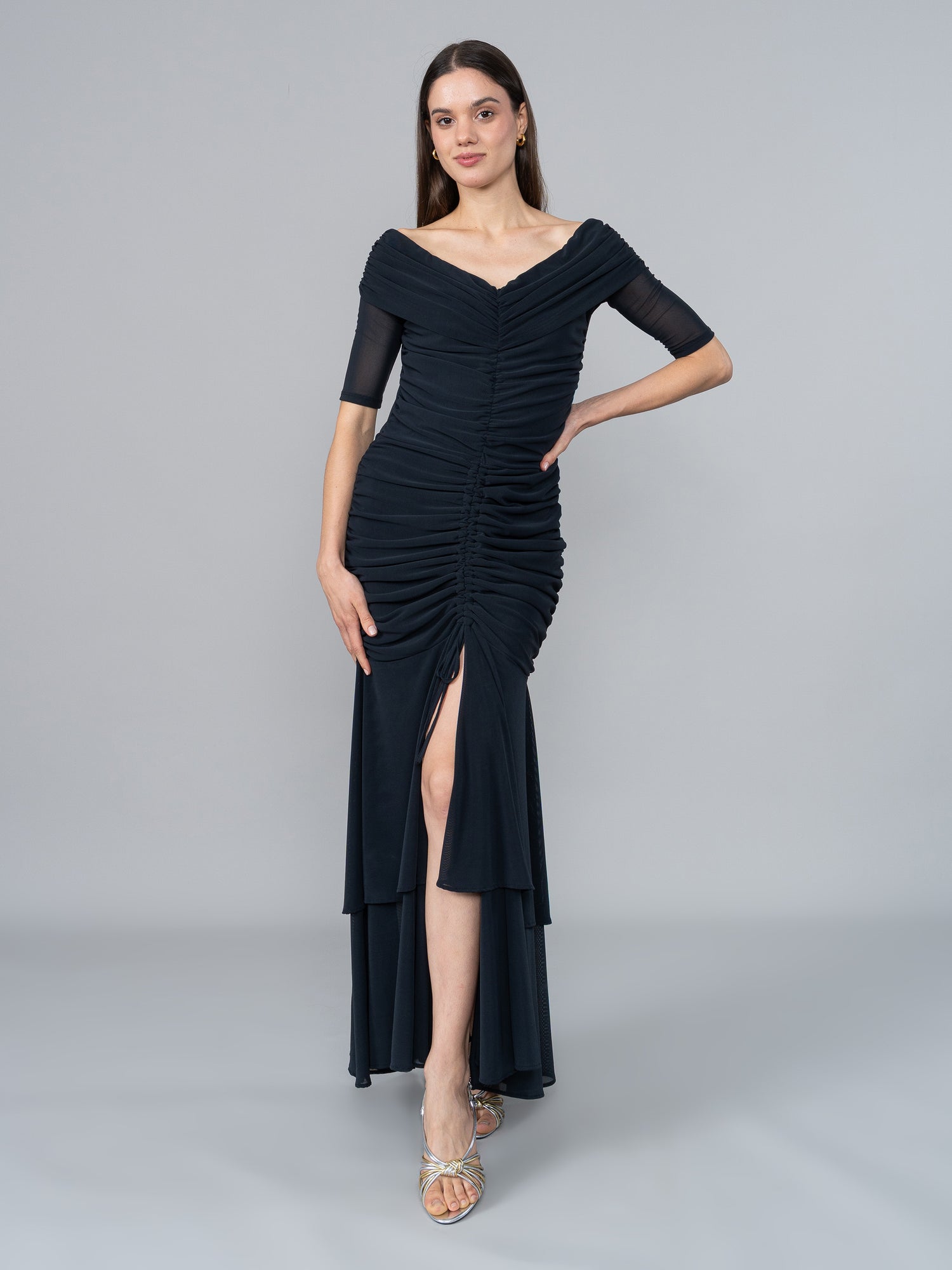 Vestido July Negro en Tul