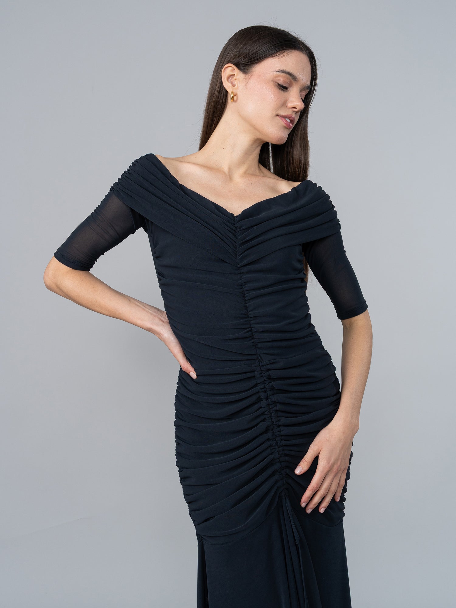Vestido July Negro en Tul