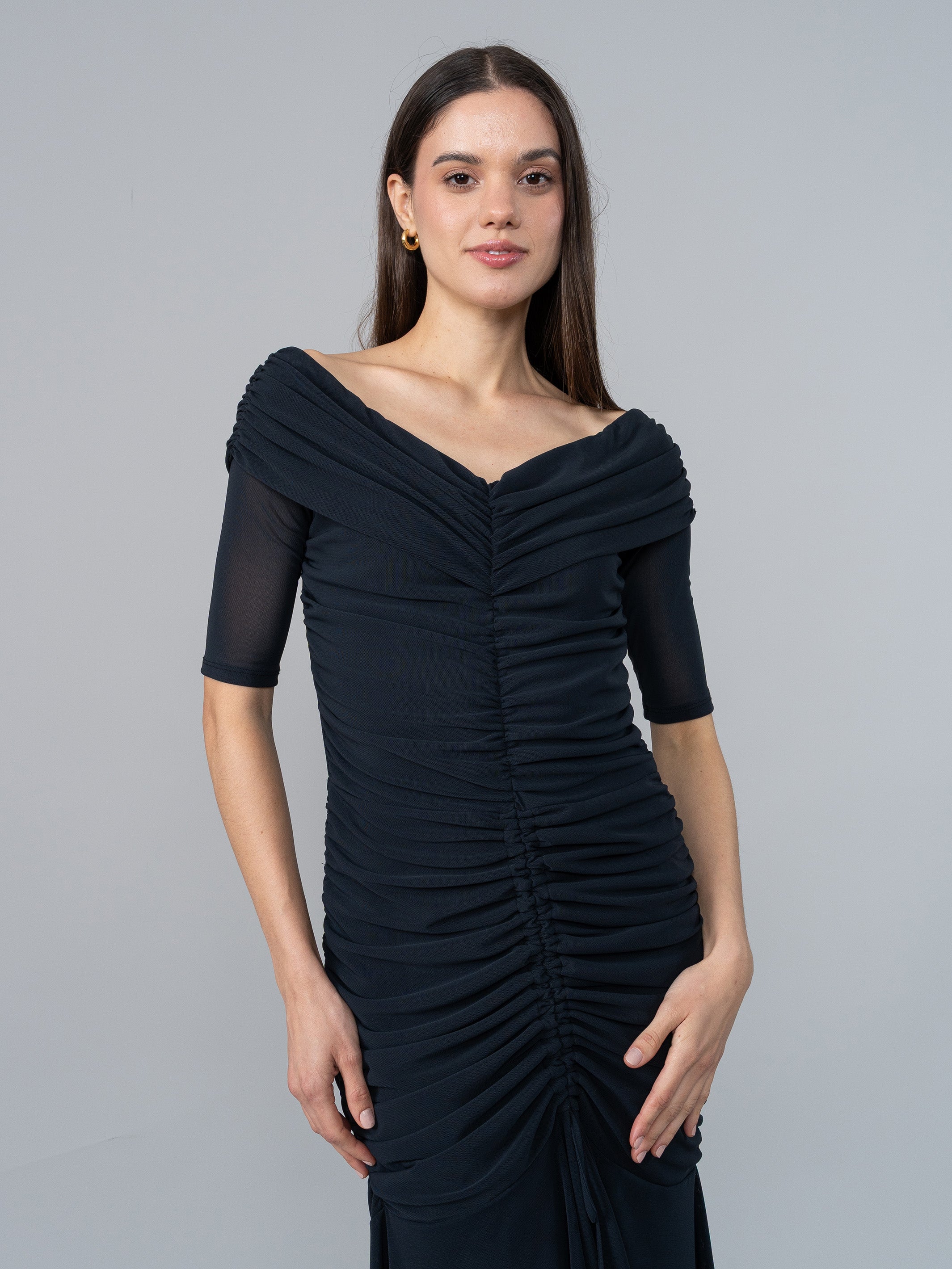 Vestido July Negro en Tul