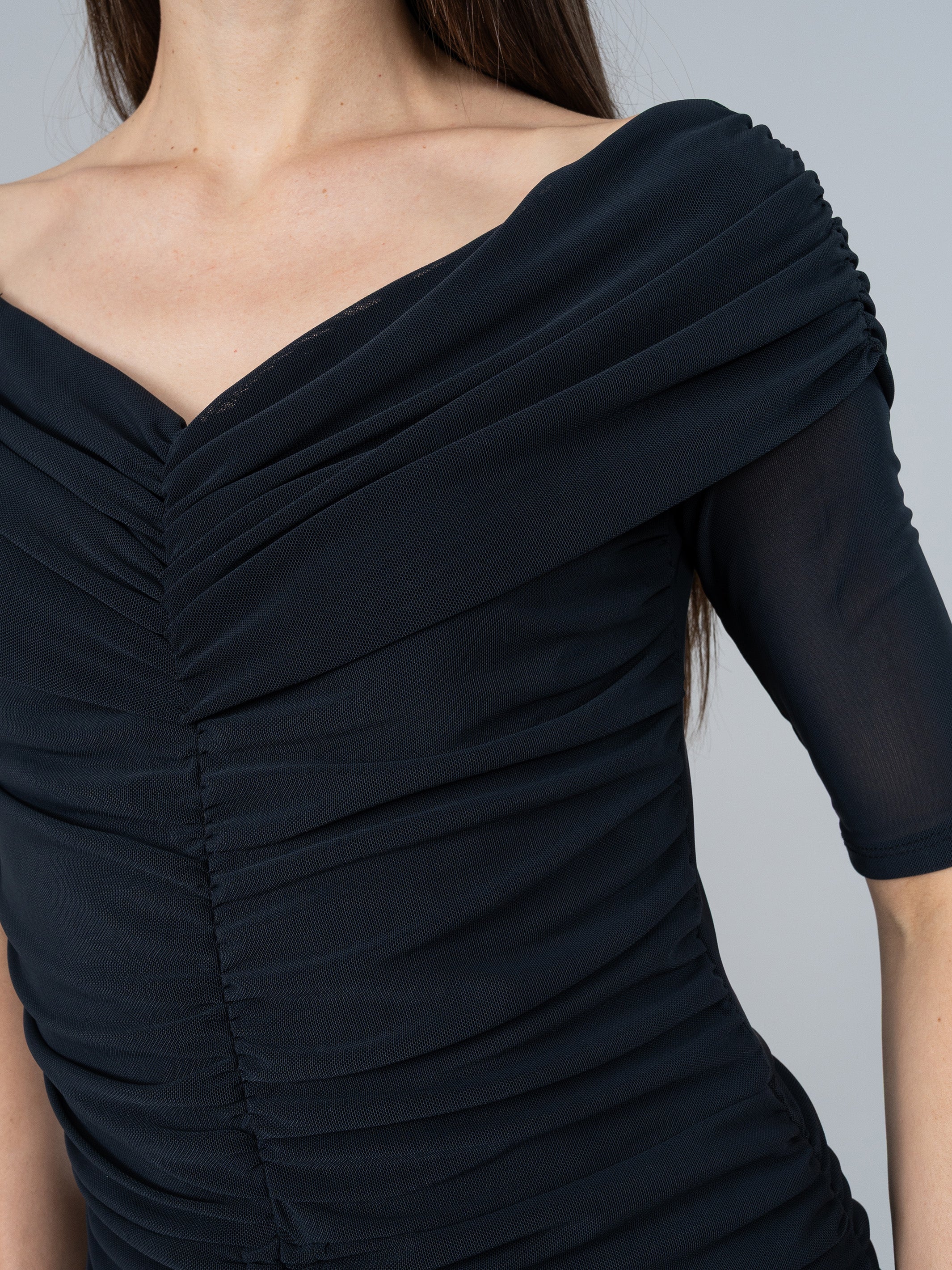 Vestido July Negro en Tul