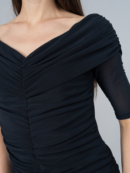 Vestido July Negro en Tul