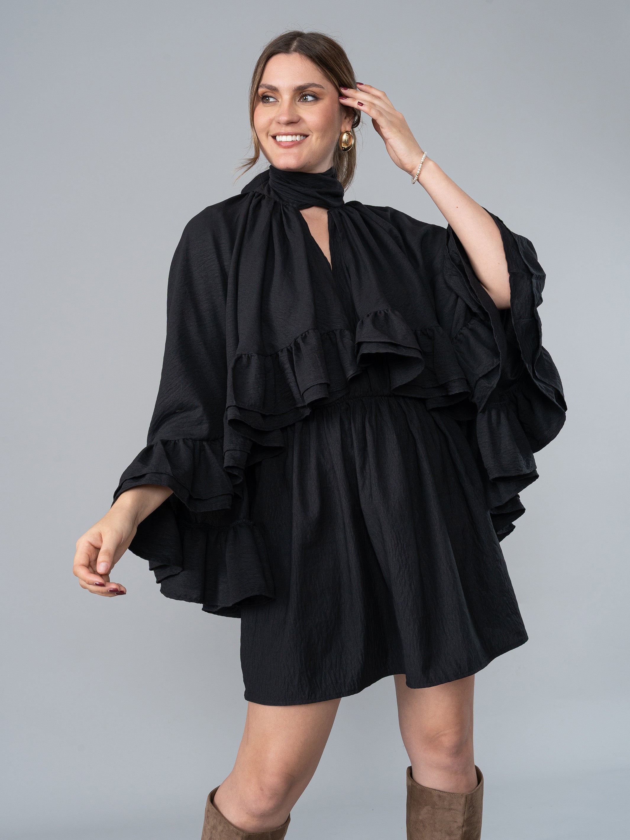 Vestido Julieta Negro en Gaia