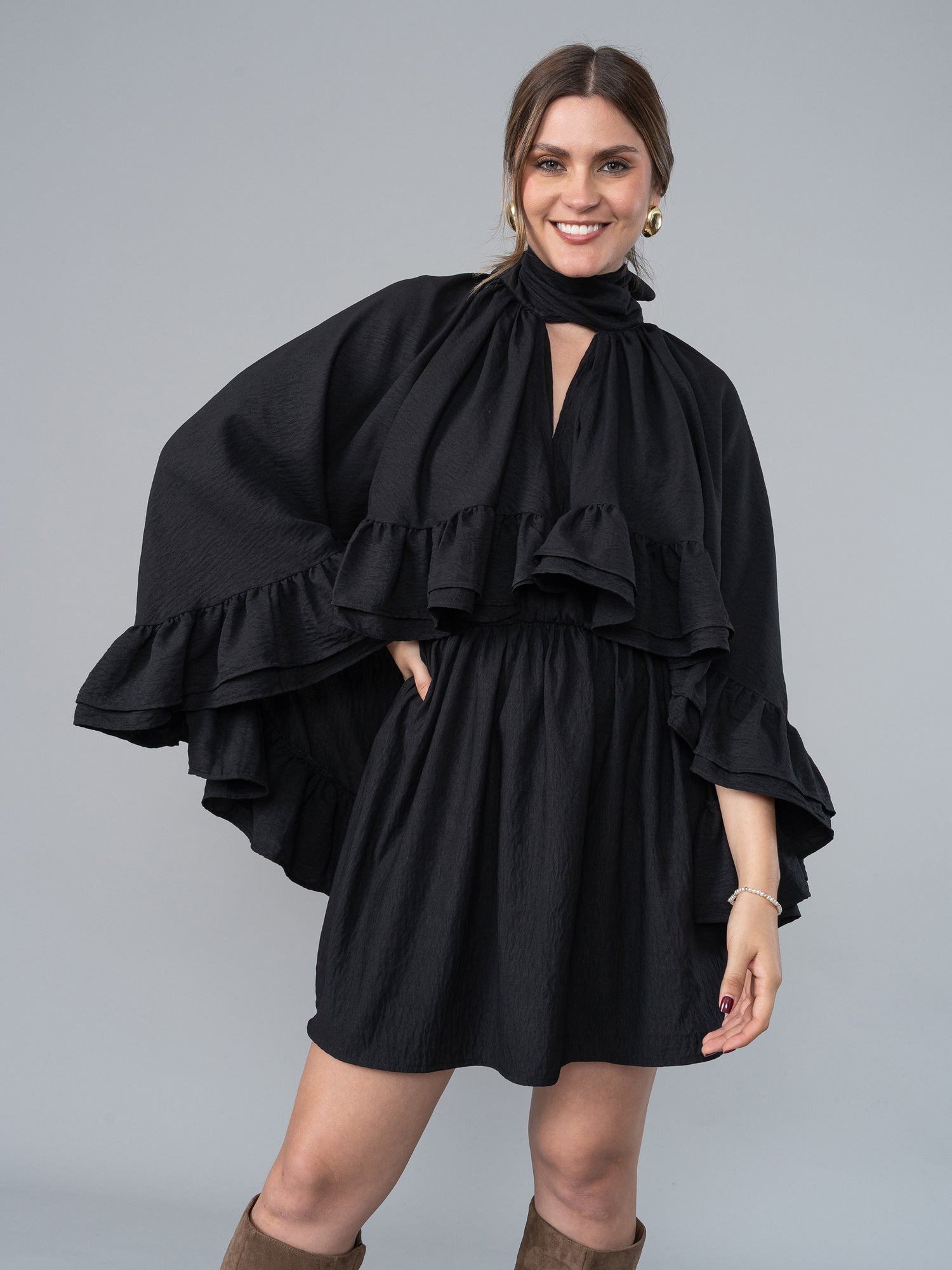 Vestido Julieta Negro en Gaia