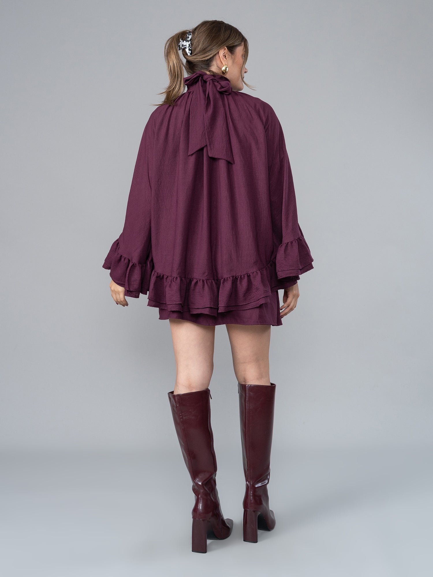Vestido Julieta Guinda en Gaia