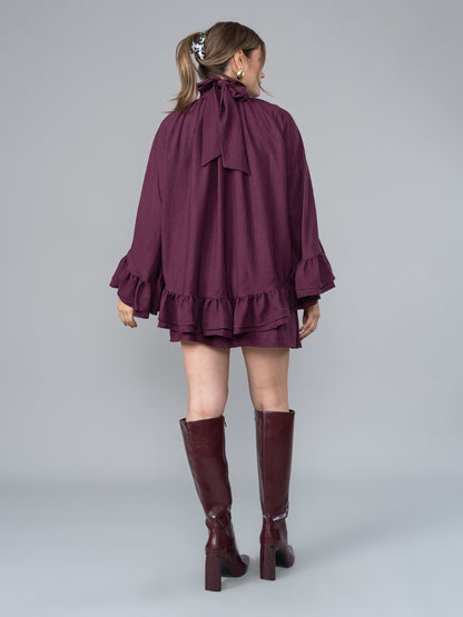 Vestido Julieta Guinda en Gaia
