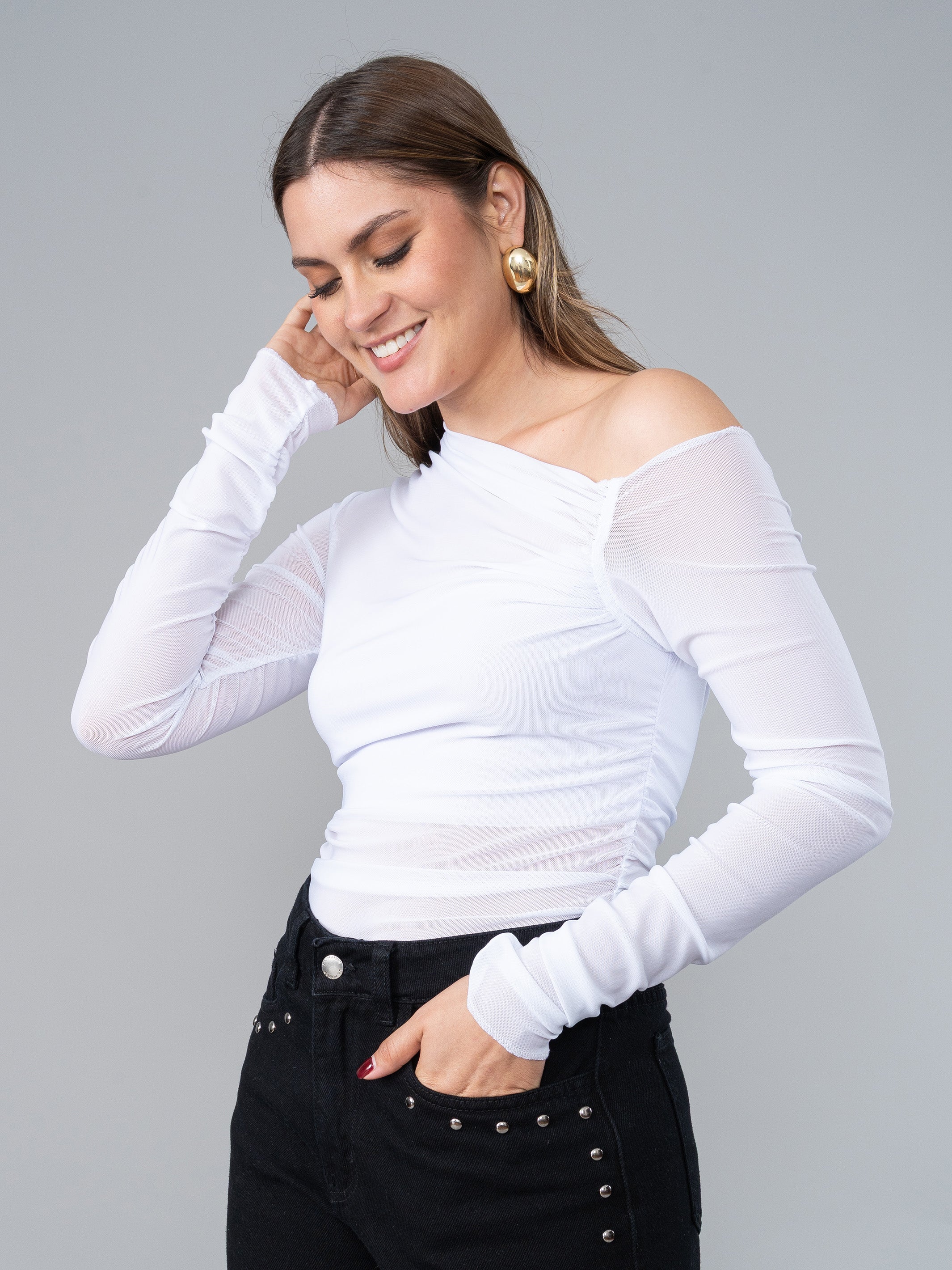 Body Natalia Blanco en Tul