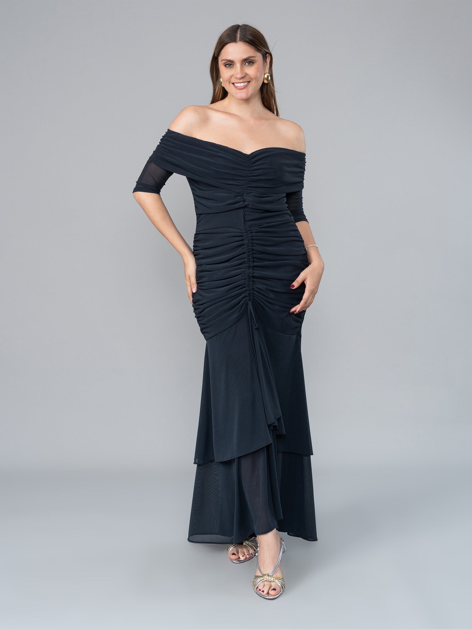 Vestido July Negro en Tul