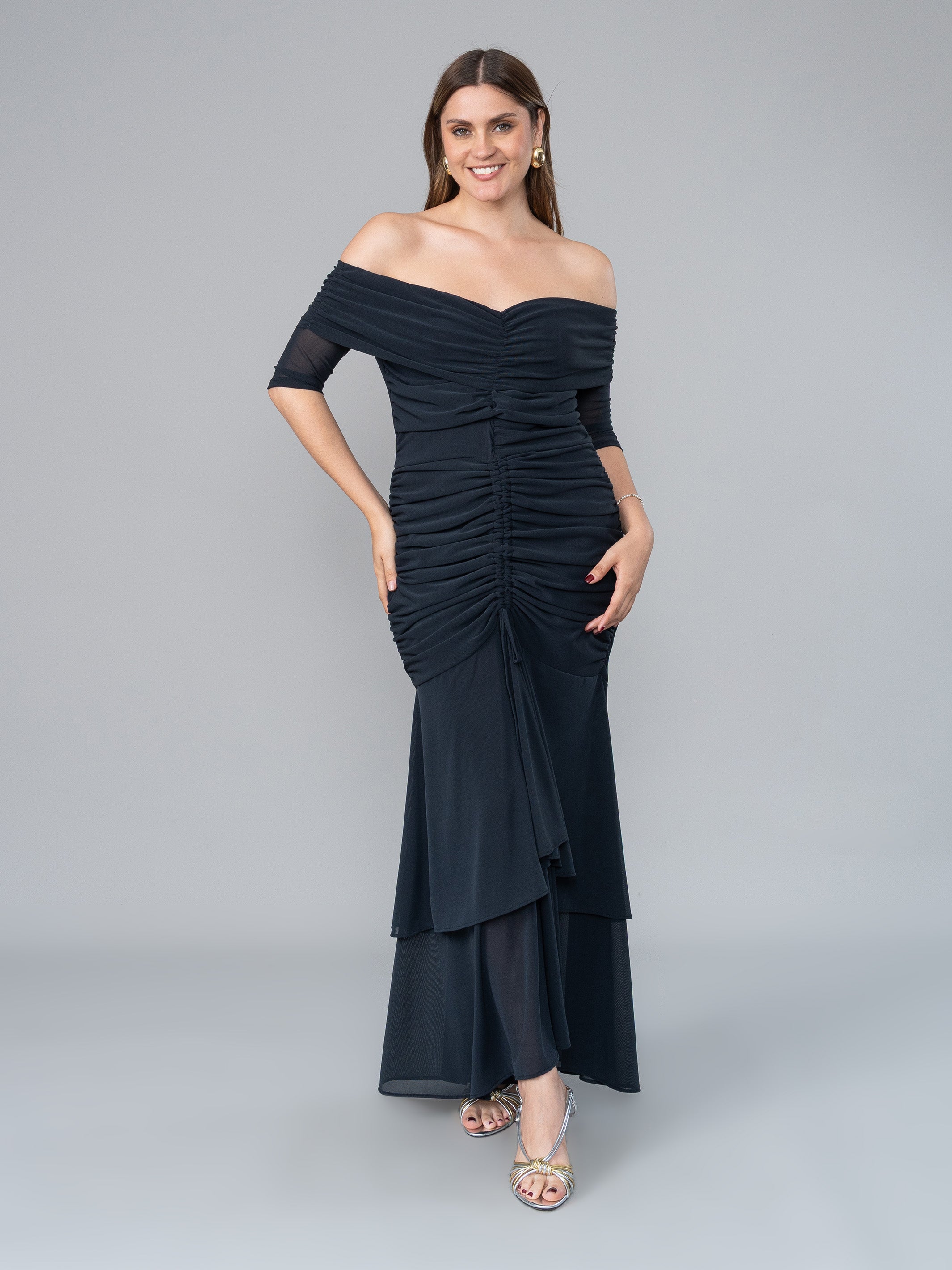 Vestido July Negro en Tul