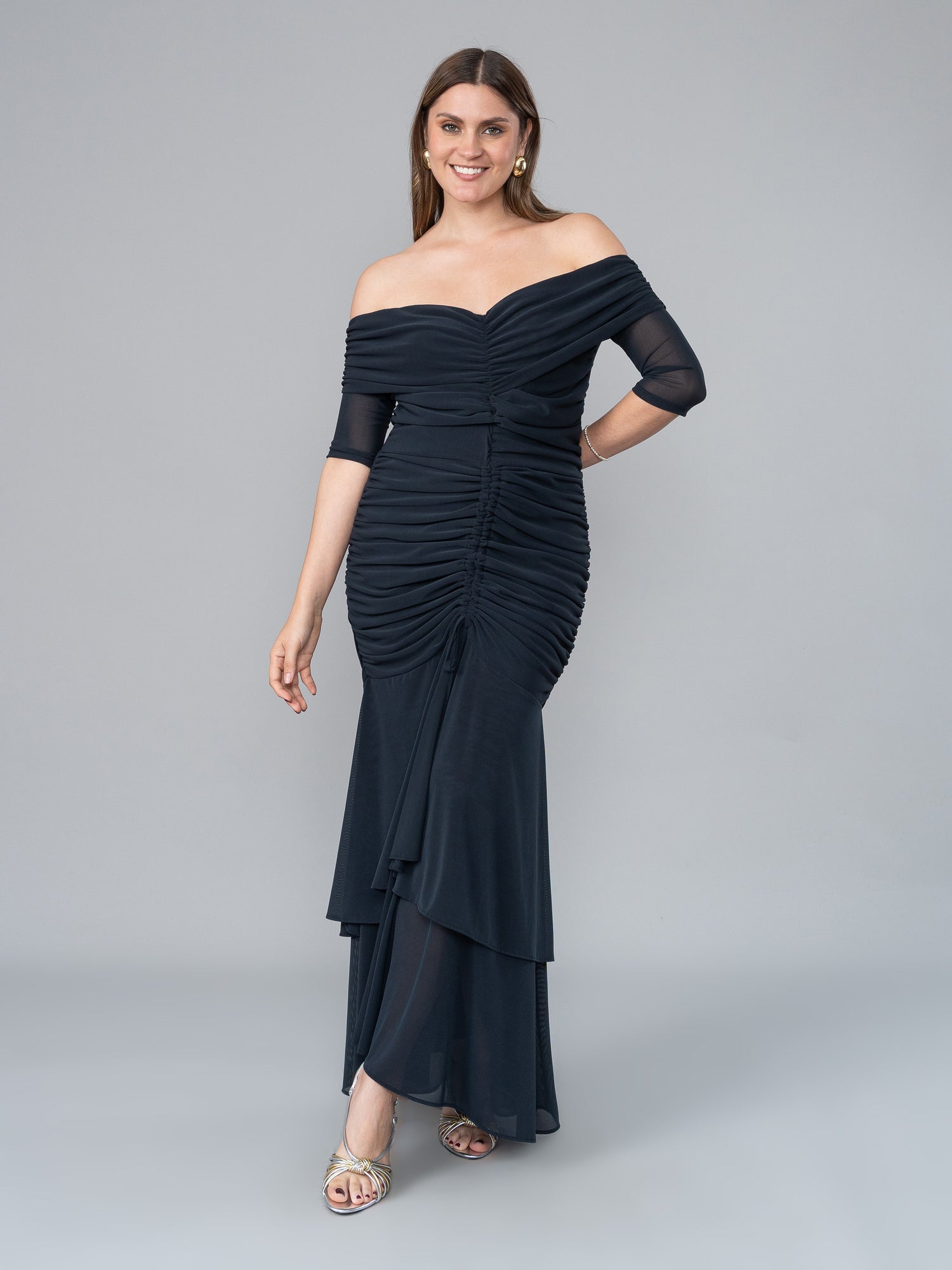 Vestido July Negro en Tul