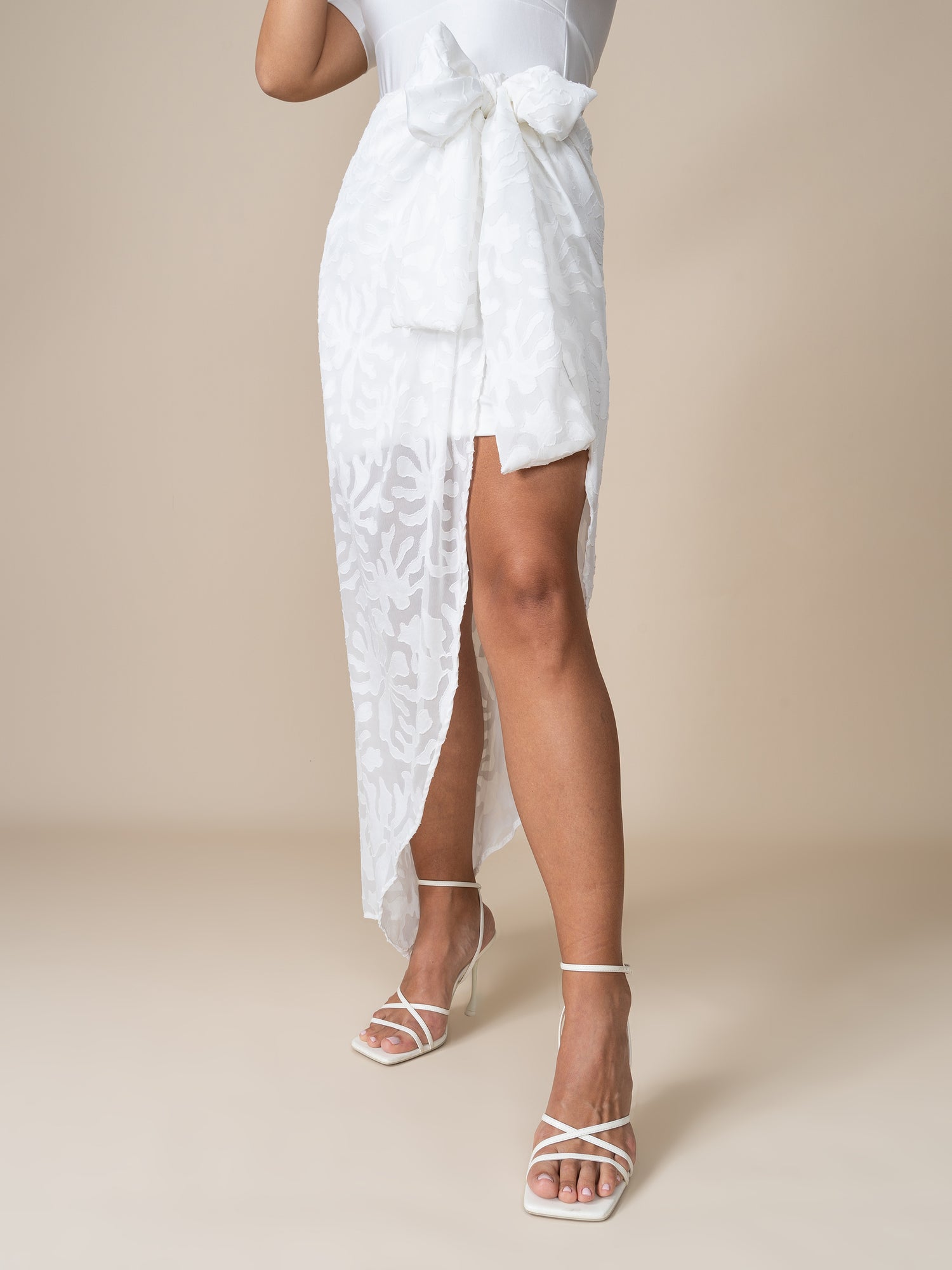 Falda  Amelia Blanca