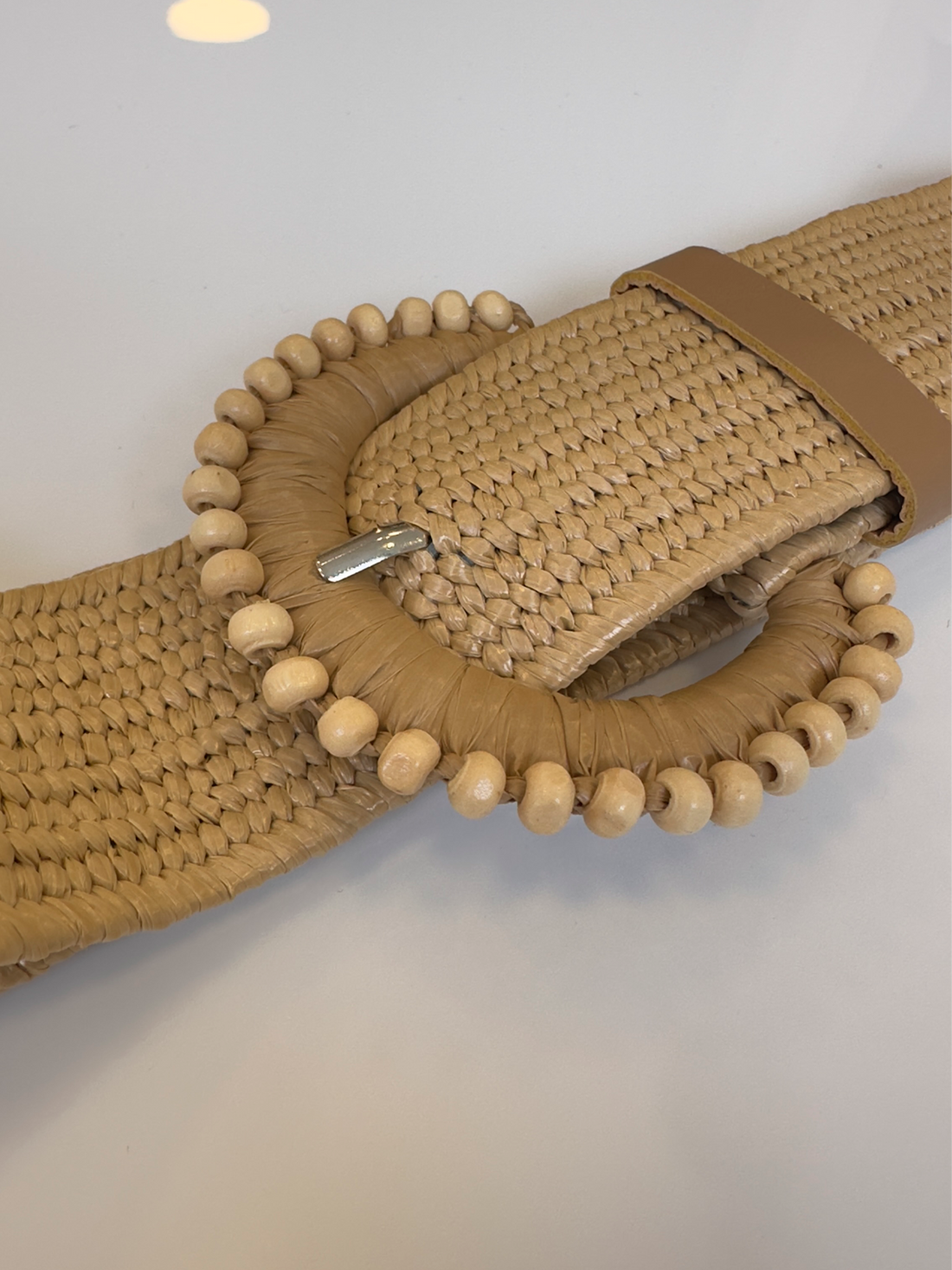 Correa Tejida Beige