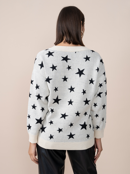 Lead Star Woven Sweater
