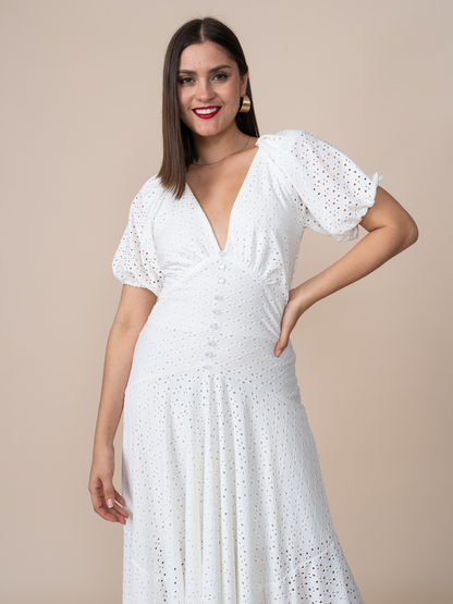 Vestido de Broderie Gloria Hueso