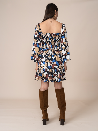 Vestido Lucy Estampado Azul