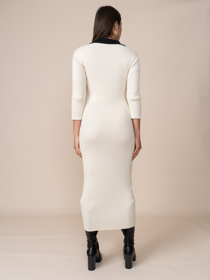 Vestido Tejido Raisa Beige