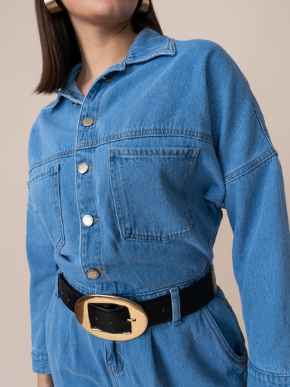 Enterizo de Denim Gabriela