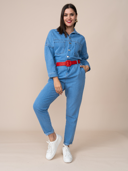 Enterizo de Denim Gabriela