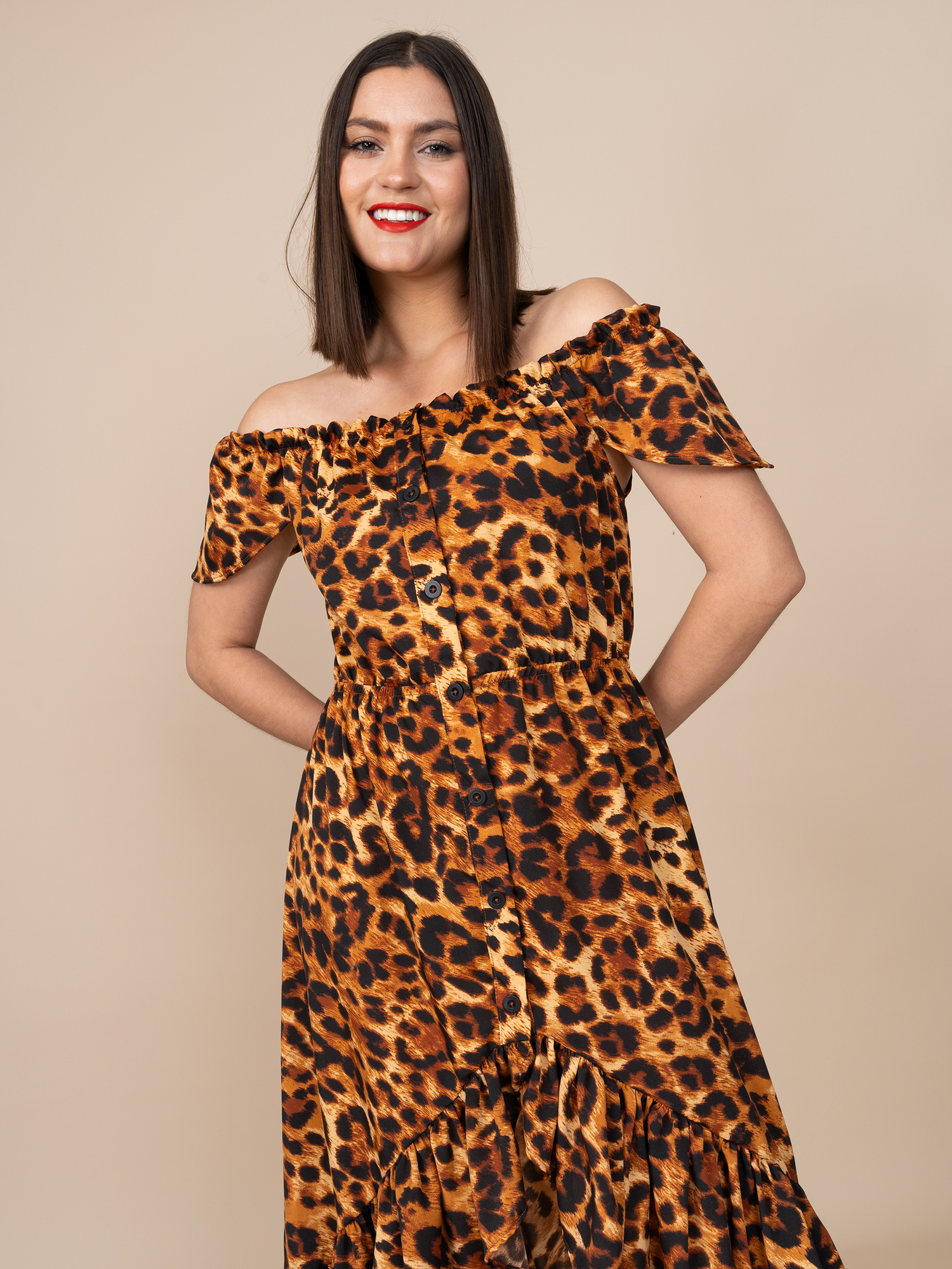 Vestido Julieta Estampado Animal Print