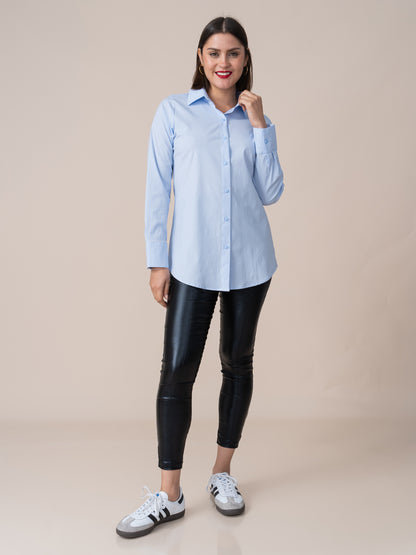 Camisa Josefina Celeste