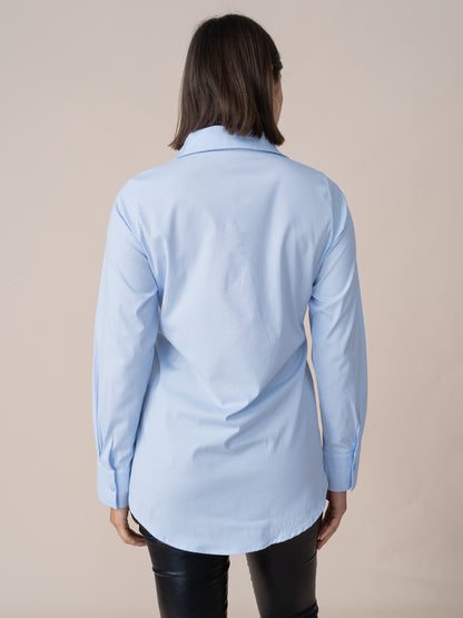 Camisa Josefina Celeste