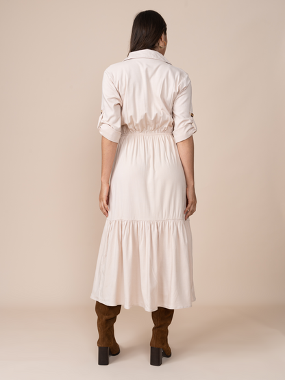 Vestido Xiomara Beige