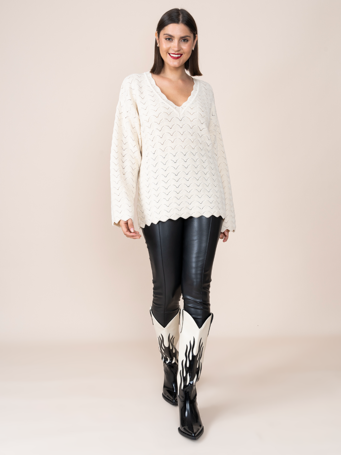 Andrea Perla Knitted Sweater