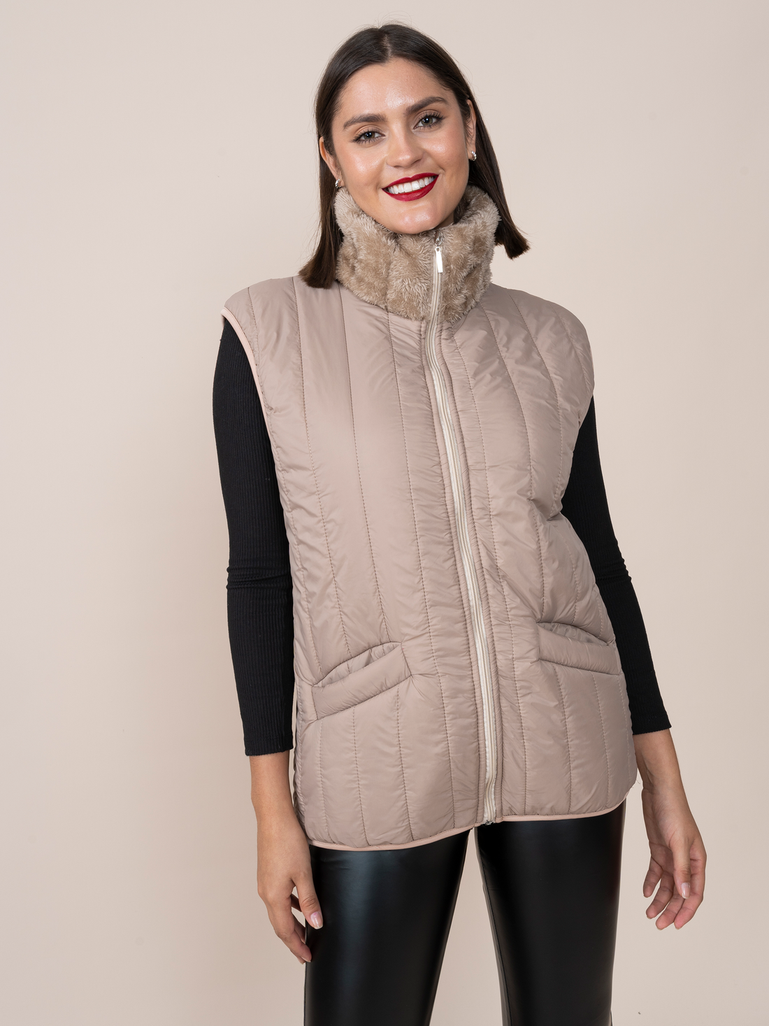 Nadia Black Vest 