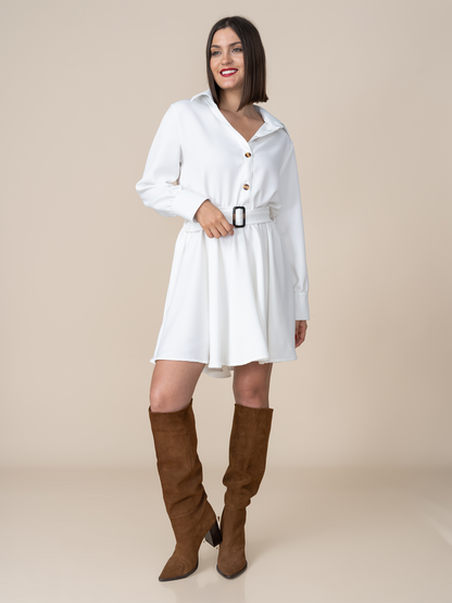 Vestido Gina Hueso