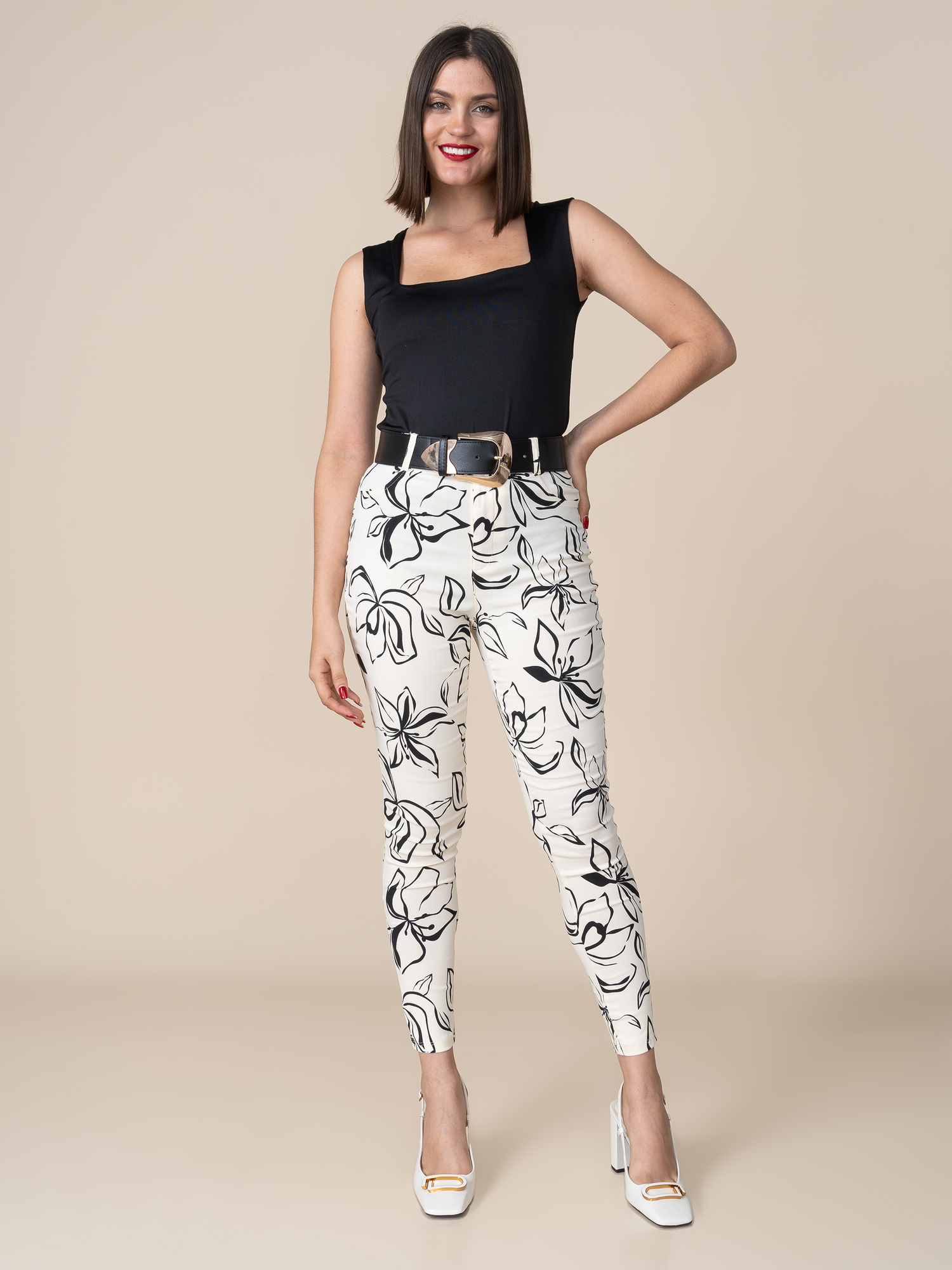 Pantalon Lucia Crema