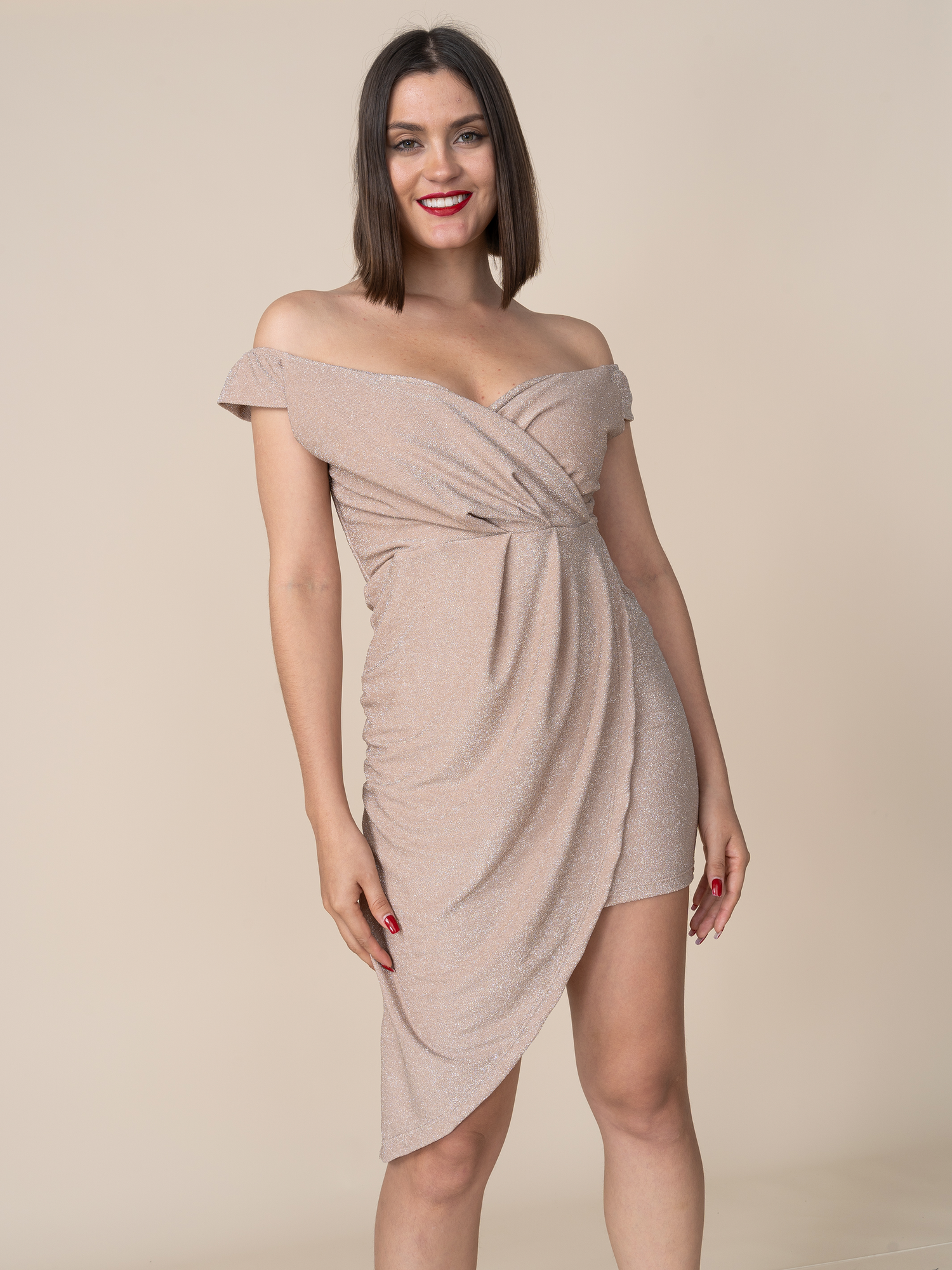 Vestido Tulipan Palo Rosa