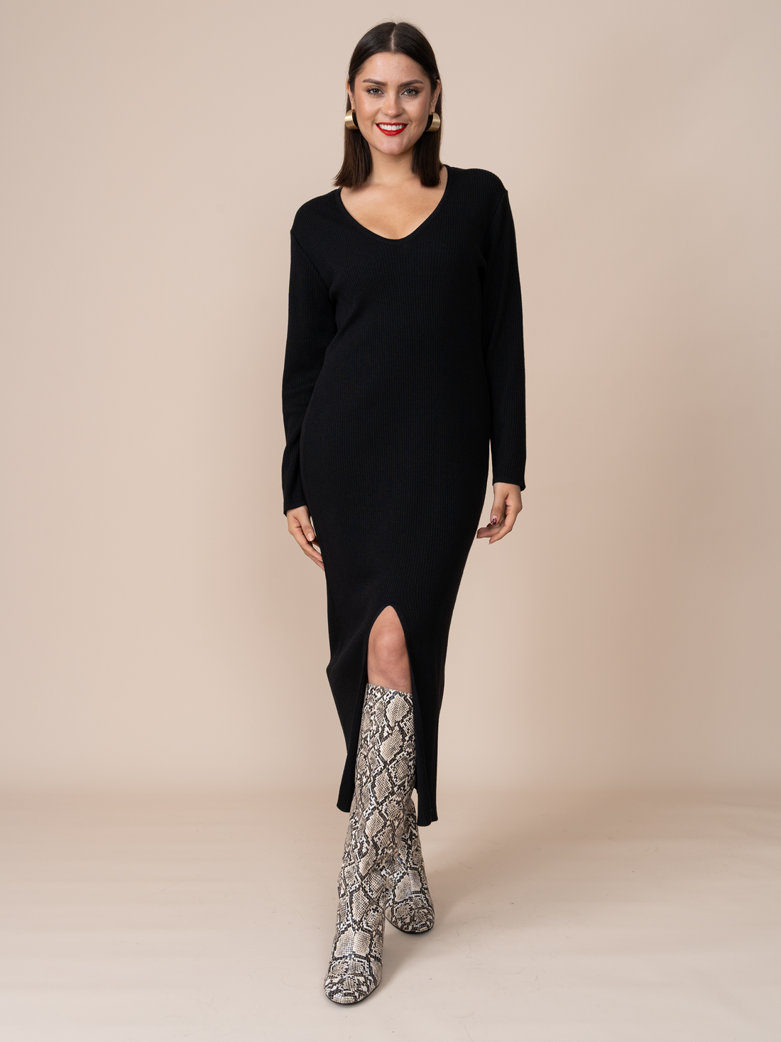 Vestido Tejido Luciana Negro