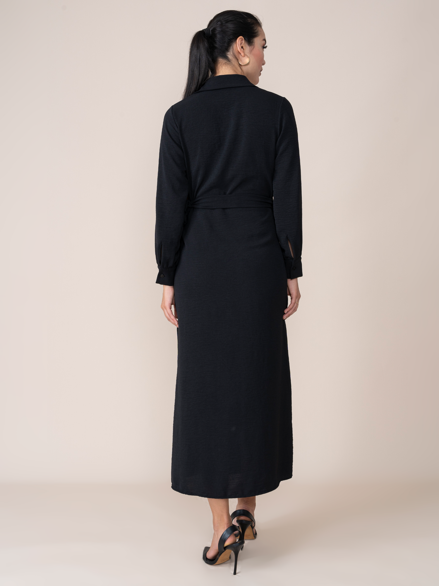 Vestido Envolvente Susana Negro