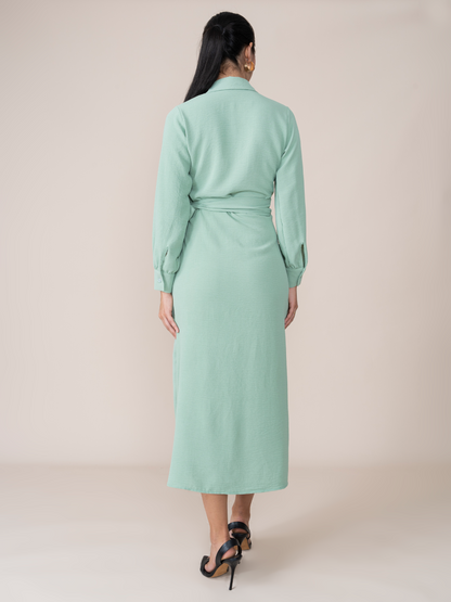 Vestido Envolvente Susana Verde