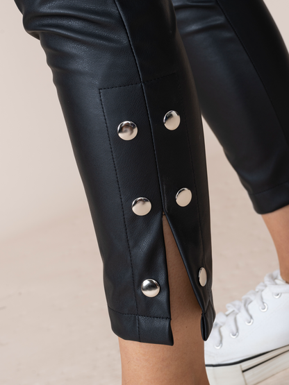 Leatherette Leggings Xime Black