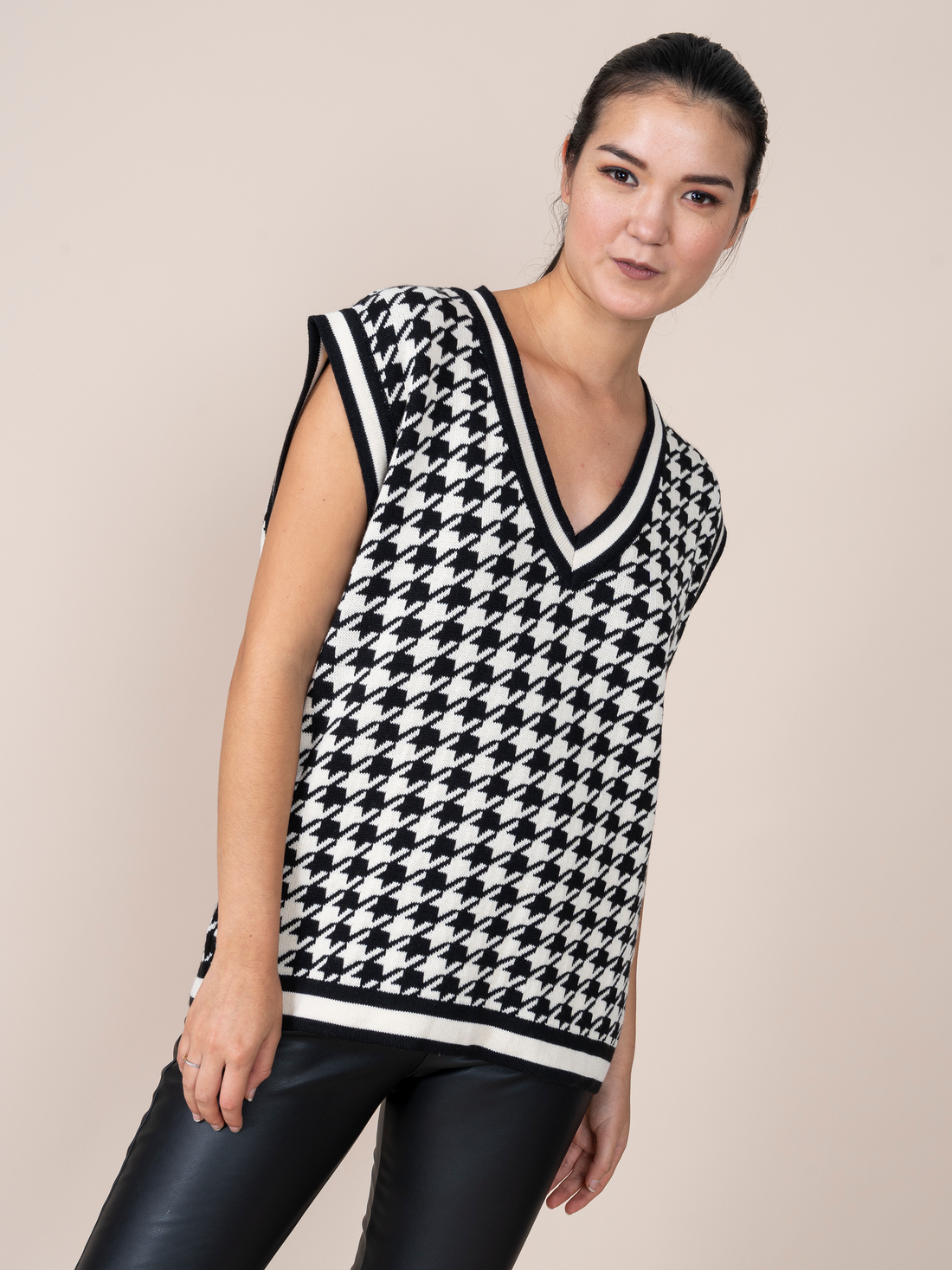 Beige Laia Woven Vest
