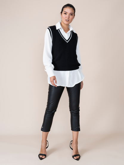 Beige Laia Woven Vest