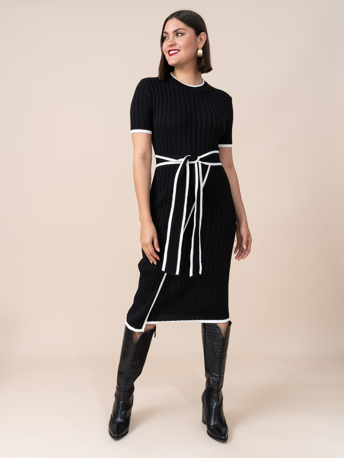 Vestido Tejido Valentina Negro