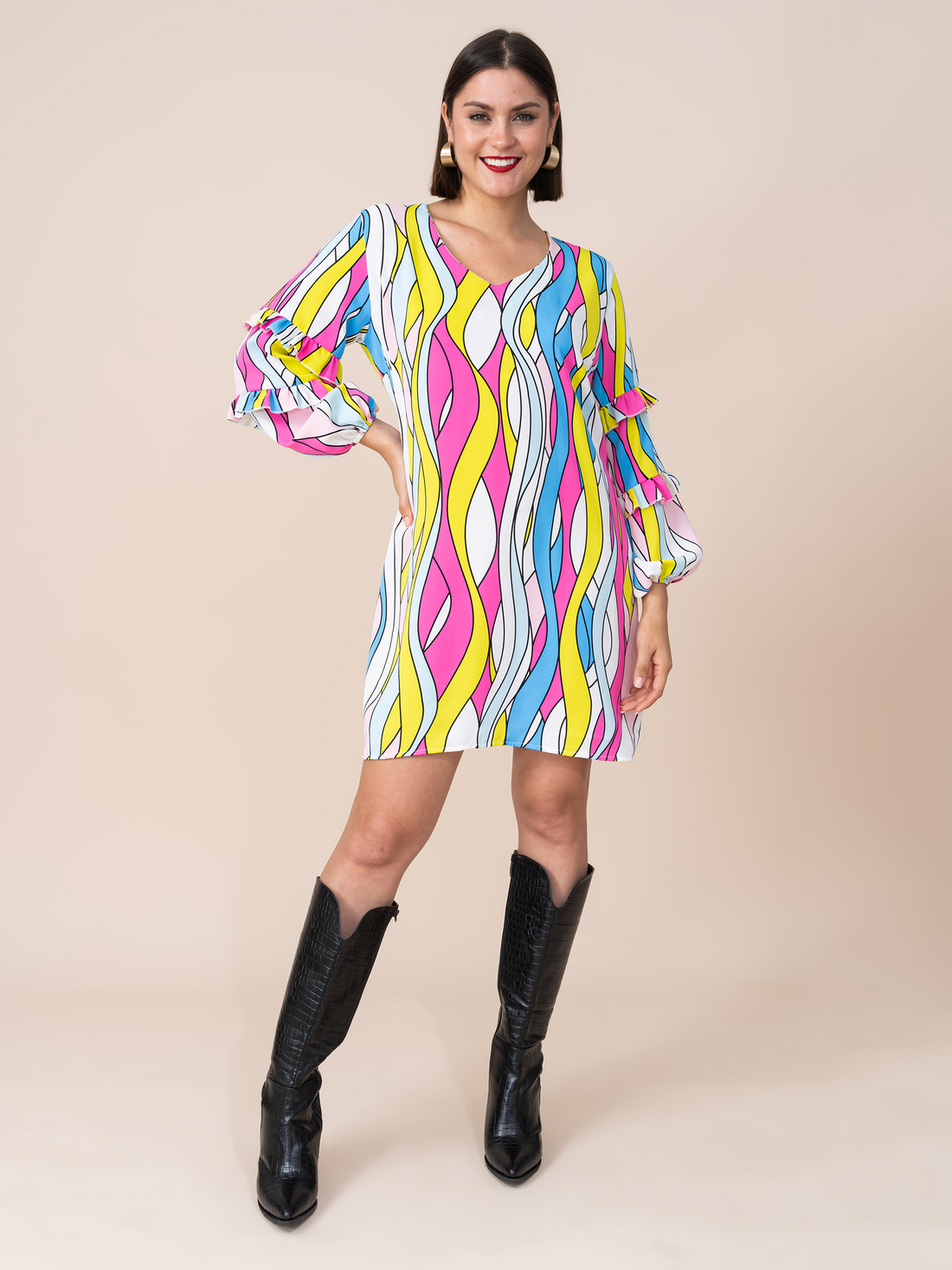 Vestido Emma Estampado Colores