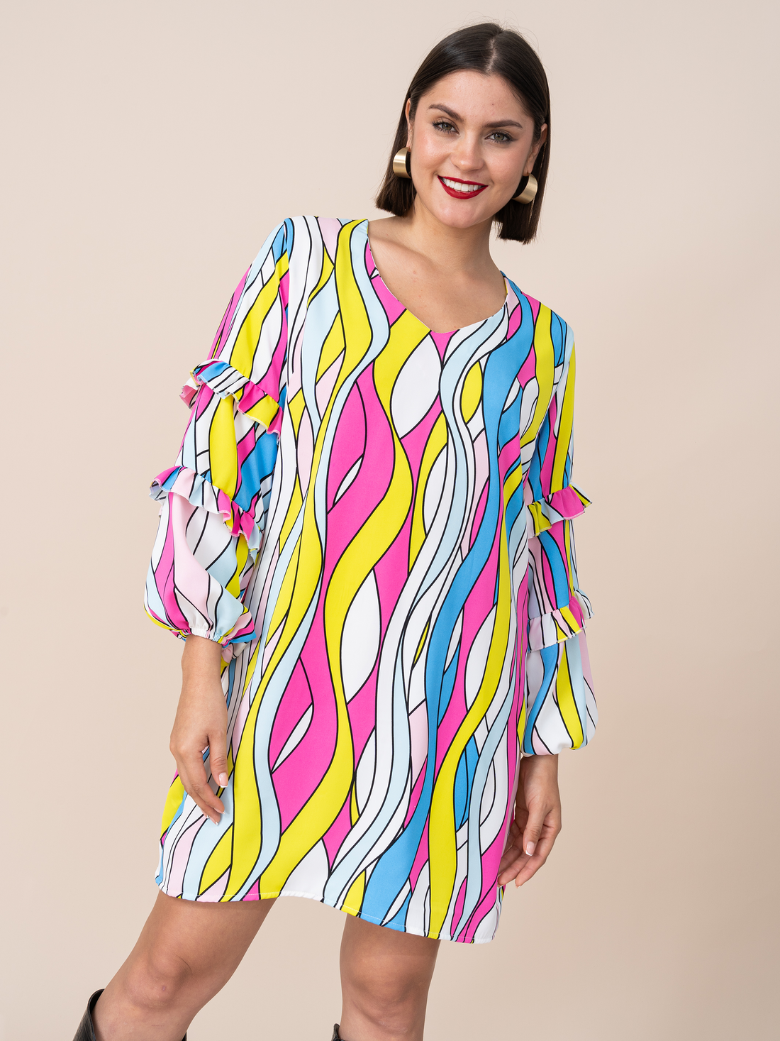 Vestido Emma Estampado Colores