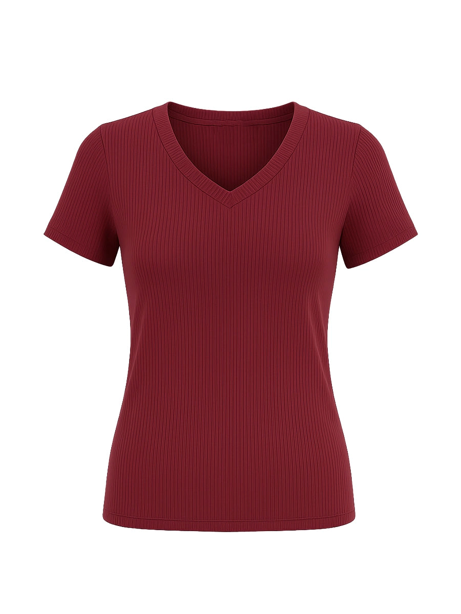 Polo Básico Borgoña