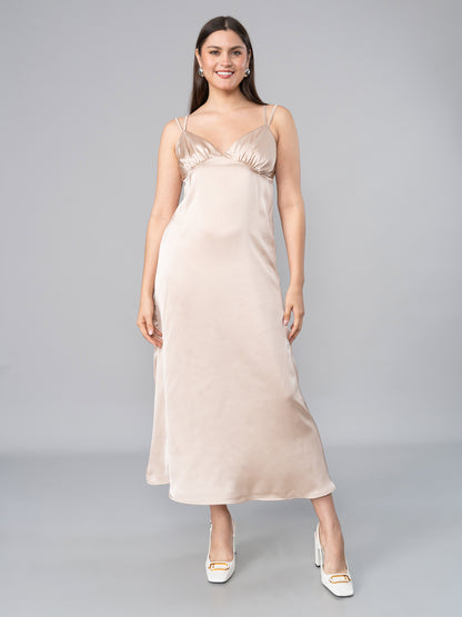 VESTIDO MARTHA CHAMPAGE XS/S OUTLET 5000