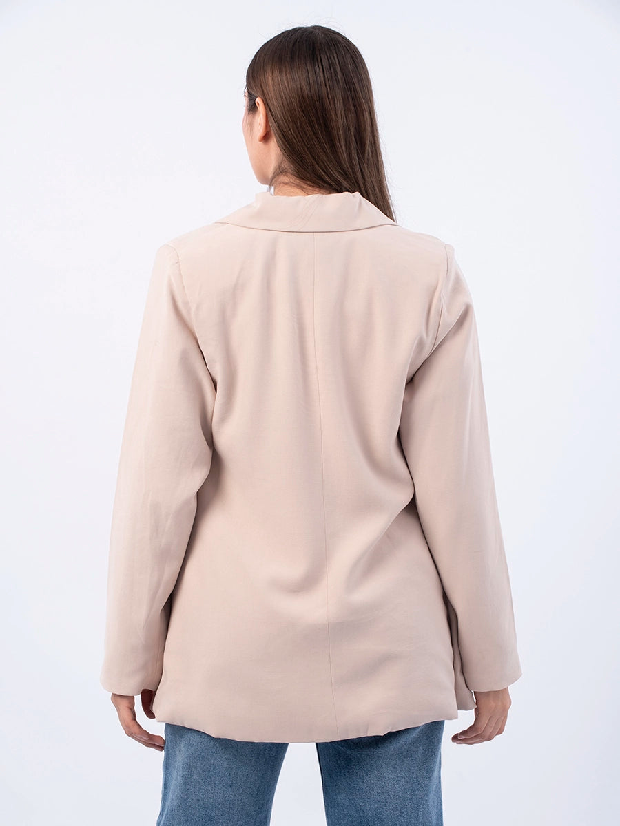 Blazer Martina Tachas Beige