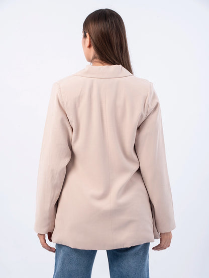 Blazer Martina Tachas Beige