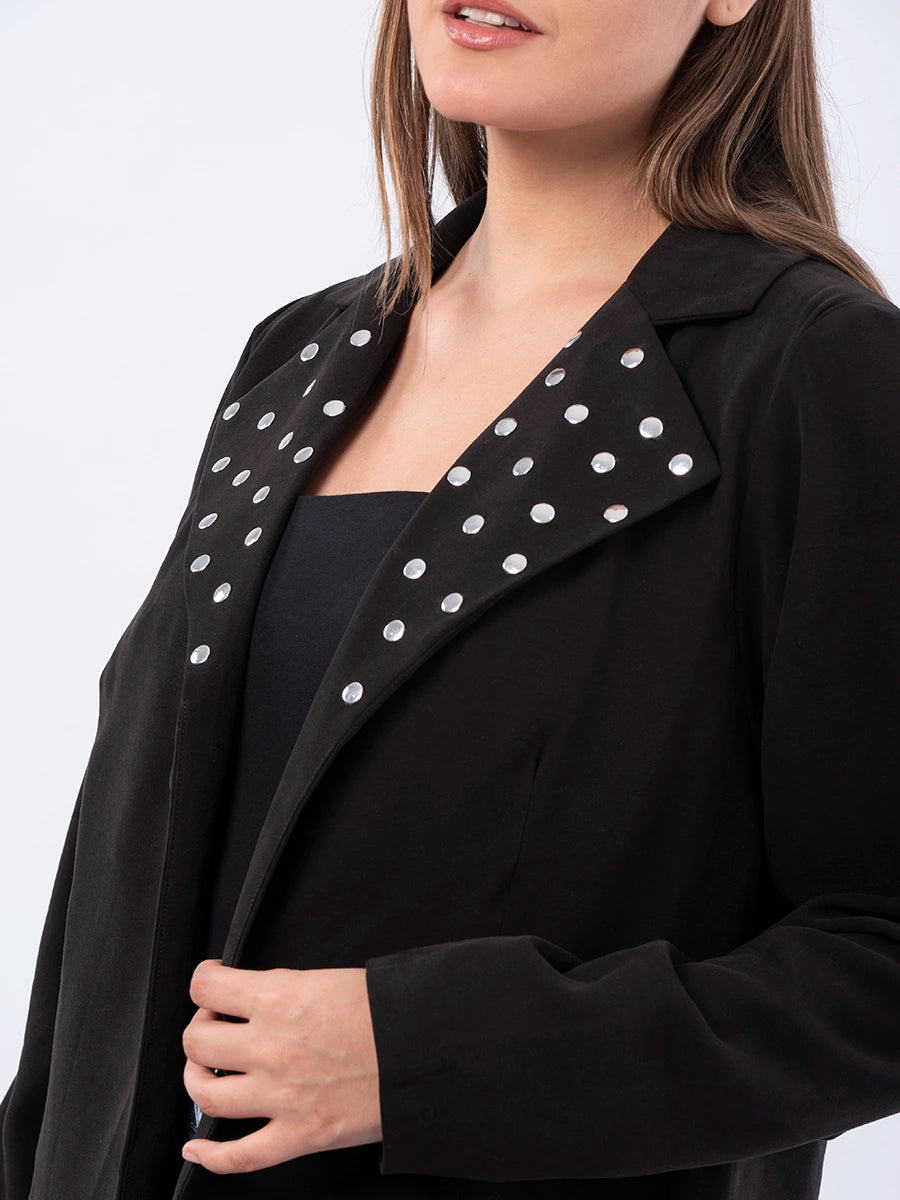 Blazer Martina Tachas Negro