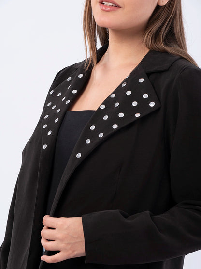 Blazer Martina Tachas Negro