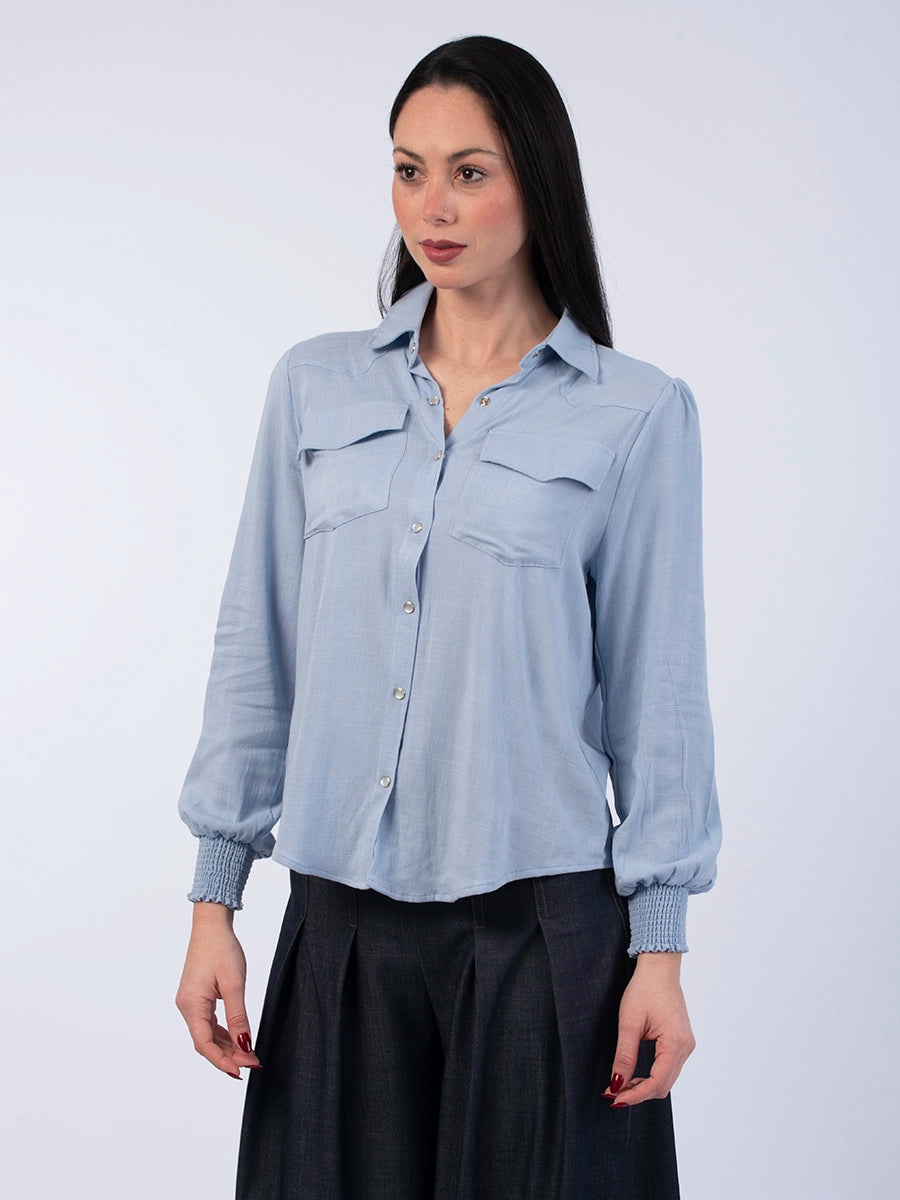 Blusa Cielo Celeste
